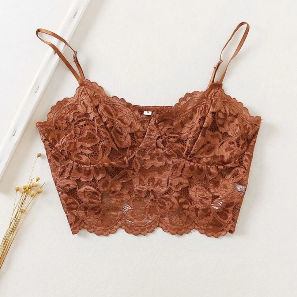 lace crop top